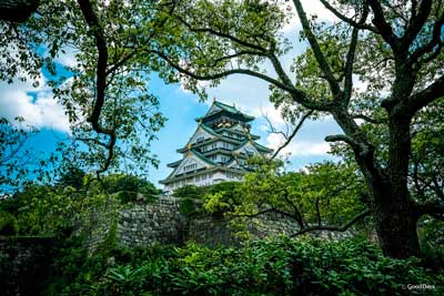 大阪城 二の丸地区(伏見櫓跡付近)